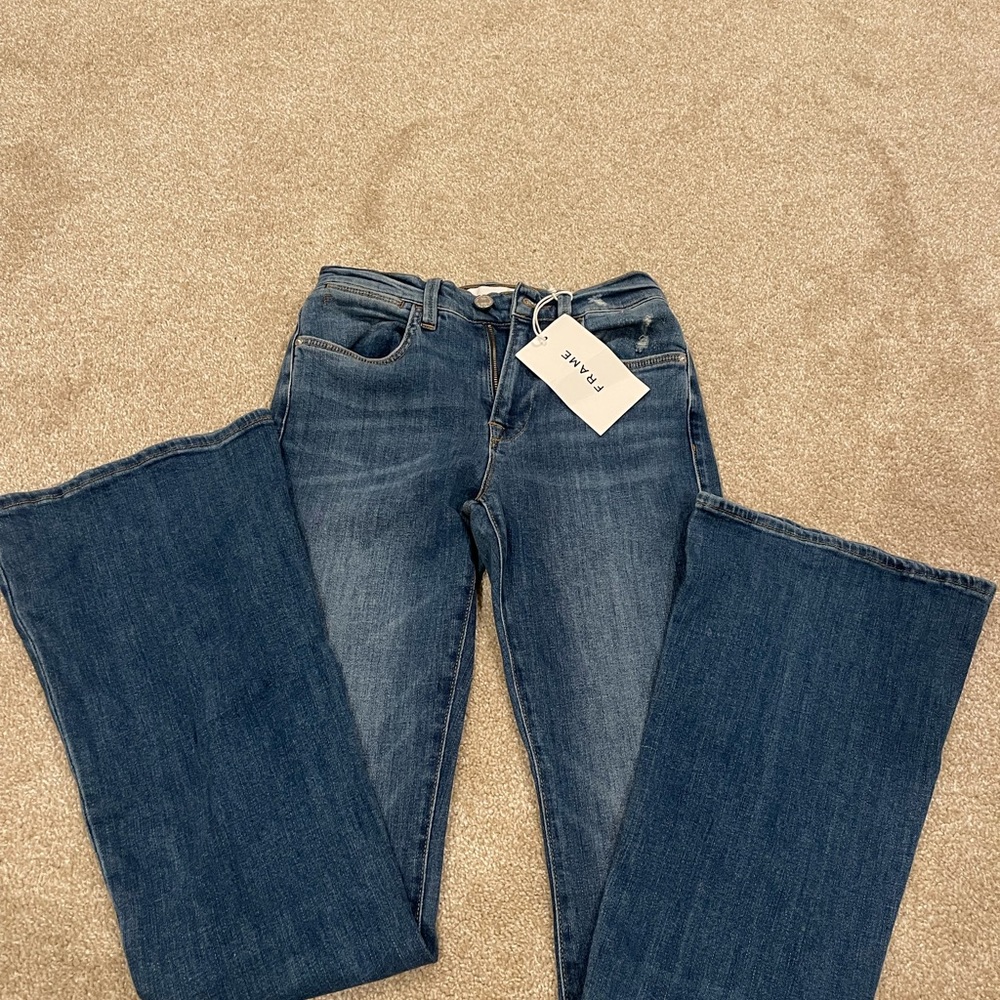 FRAME jeans Le High Flare size 27 New with tags